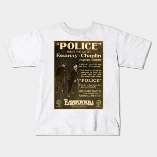 Police (1916 film) Kids T-Shirt